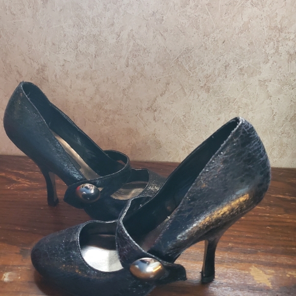 Steve Madden blk. Heels - Picture 7 of 7